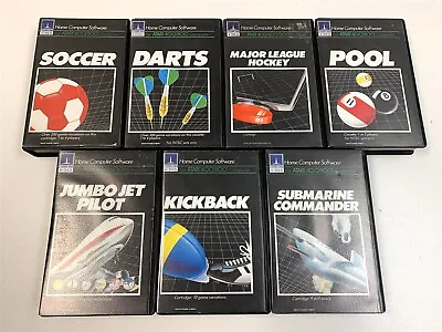 Lot Of 7- Atari 400 800 Games - Mostly Complete In Box CIB Missing 1 Manual • $73.29