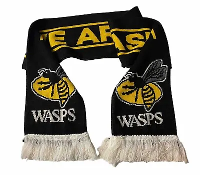 Rugby Union London Wasps Scarf Black And Yellow Free P&P • £6.99