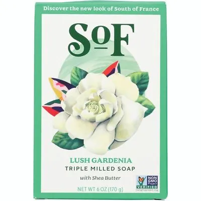 South Of France Triple Milled Soap - Lush Gardenia 6 Oz Bar(S) • $8.39