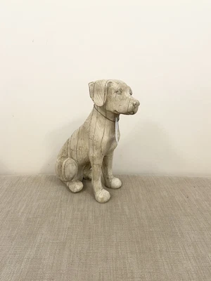 £44.90 • Buy Next Layla Labrador Large Dog Ornament Sitting Statue Animal Sculpture Home Deco