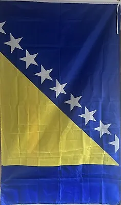 BOSNIA FLAG Bossnska Zastava BOSNIAN 3'X5' Indoor Outdoor Banner Flags • $29.99