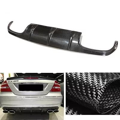 For 2004-2007 Mercedes Benz W209 CLK320 CLK63 AMG Rear Bumper Diffuser BLK MTZ • $317.92