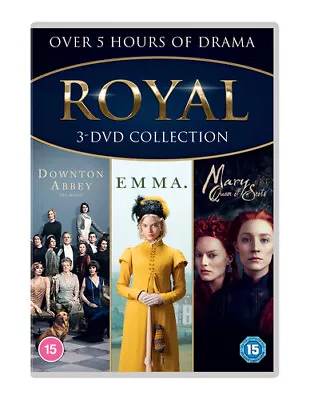 Royal Movie Triple Collection DVD Downton Abbey Emma Mary Queen Of Scots • £3.49