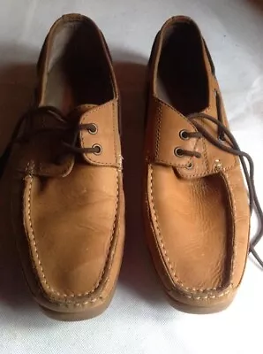 Mantaray Suede Leather Lace Up Boat Shoes Mens Size 9 • £14.99