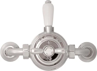£497.95 • Buy Aqualisa Aquatique Thermostatic Chrome Exposed Shower Valve Brass 500.10.01