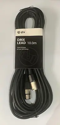 DMX Lighting Control XLR Cable Leads DJ Light QTX • £13.45