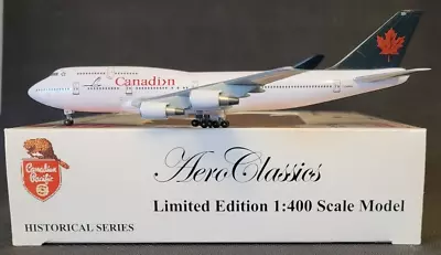 AeroClassics Historical Series Canadian 747 C-GMWW; 1:400 LE • $125.62