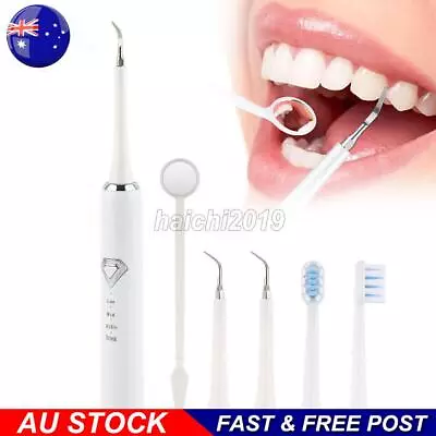 Ultrasonic Tooth Cleaner Electric Dental Scaler Stain Remover Teeth Cleaning Kit • $15.99
