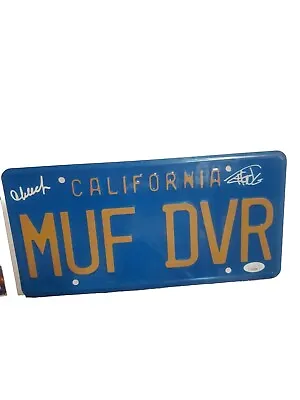 Cheech & Chong Signed License Plate Up In Smoke Autograph JSA COA MUF DVR • £40.21