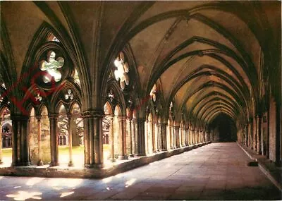 Picture Postcard- Salisbury Cathedral The Cloisters Walk • £1.89