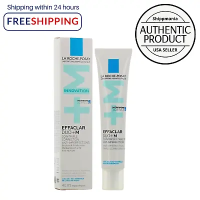 Effaclar Duo+M La Roche Posay Face Cream For Blemishes & Acne 40ml Exp: 06/2026 • $16.90