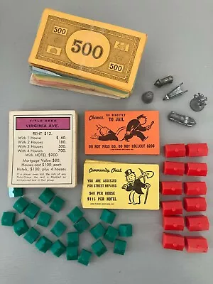 Monopoly Replacement Pieces From The 1970s  • $17.99