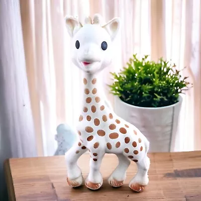 Sophie The Giraffe Teether Baby Toy Used Rubber Teething Squeaker Squeaky 7 In • $10.30