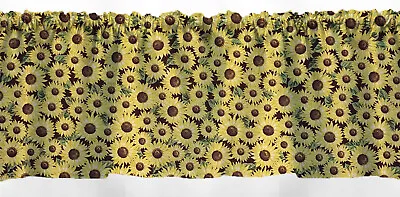 Sunflowers Swags Valances Or Curtains  • $18