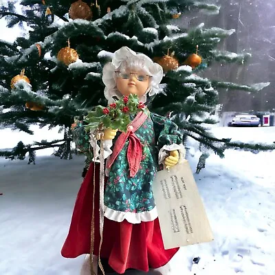 Vintage Animated Motionette Mrs. Claus Christmas Figure 20” Working Holiday Fig • $44