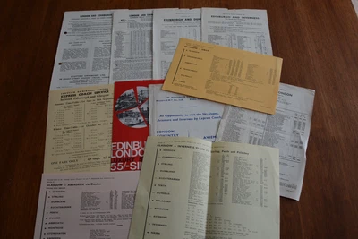 £4 • Buy 1950s/60s/70s/ SCOTTISH OMNIBUSES TIMETABLE ASSORTED LEAFLETS X 11 REF C17
