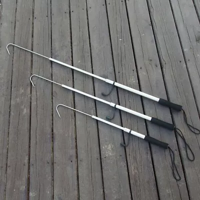 £13.39 • Buy Fish Gaff Spear Hook 60/90/120cm Aluminum Alloy Fish Tool Stainless Telescopic