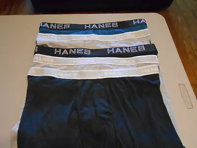 Wholesale Lot 1298 Five Pair Mens Size Xl  Boxer Briefs Briefs Hanes • $12.99