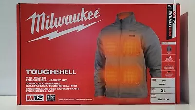 12V Milwaukee 204G-21XL M12 X-Large Heated TOUGHSHELL Jacket W/Battery & Charger • $164.61