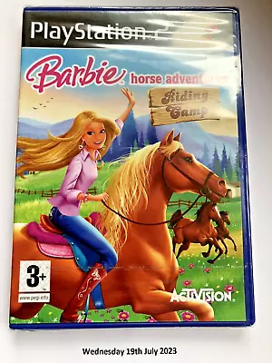 PS2 Barbie Horse Adventures Riding Camp UK Pal  Brand New & Sony Factory Sealed • £59.99