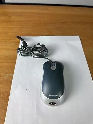 Microsoft Optical Mouse Blue USB And PS/2 Compatible Model X08-72983 • $14.99