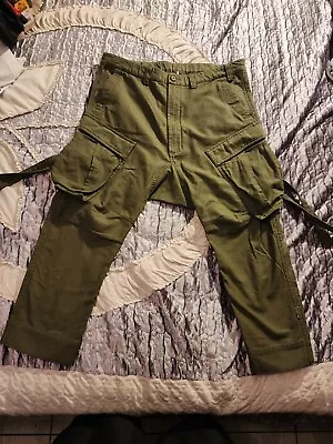 Maharishi 8092 Low Cargo 3/4  Pants Olive Color Size Large (44-46)og 107 Crew • $180.99