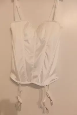 £3.99 • Buy Masquerade Tiffany Ivory Boned  Basque 30D