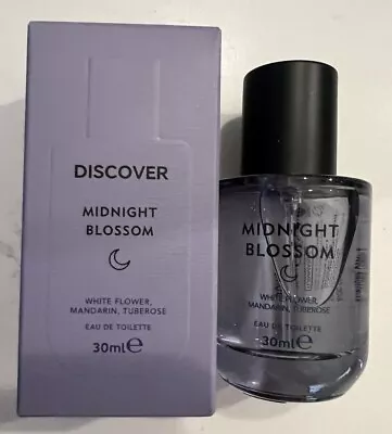 NEW M & S Midnight Blossom Eau De Toilette EDT Perfume 30ml Fragrance VEGAN! • £11.99