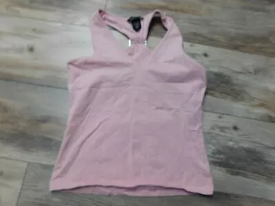 Victoria Secret Moda Intl Pink Tank Bra Top Size Medium • $23.94