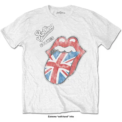 The Rolling Stones British Tongue Official Vintage Merch T-Shirt - New • $40.11