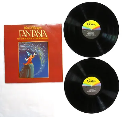 Walt Disney Fantasia Movie Soundtrack Record LP Vinyl 1982 Buena Vista USA EX • $34.98
