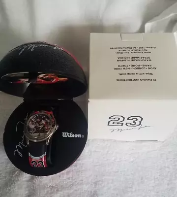 [NEW] 1997 WILSON / AVON Michael Jordan Watch In Basketball Case W/ Original Box • $31.90