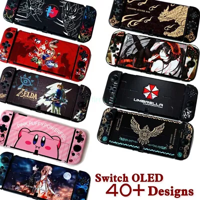 For Nintendo Switch OLED Hard Thin Case Cover Snap On Shell 40+Designs HOT • $22.56