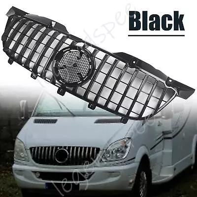 Front Radiator Grille Outlet Black For Mercedes-Benz Sprinter W906 2009-2013 • $193.33