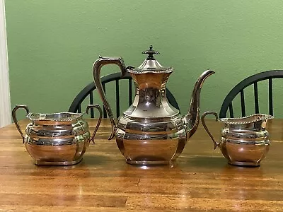 Vintage Walker & Hall Silverplate Teapot Set  • £144.56