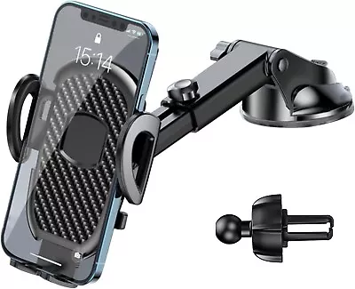 Car Phone Holder [Strong Suction] Universal Mobile Phone Holder For Car 360°... • $29.92