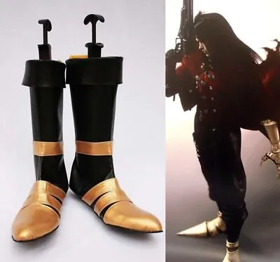 Final Fantasy VII FF 7 Vincent Valentine Cosplay Costumes Shoes Boots • $65.72