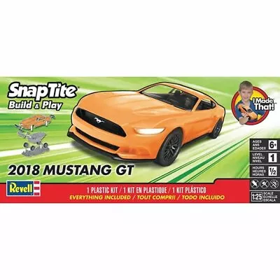 Revell 2018 MUSTANG GT 1/25 Scale Plastic SnapTite Model Kit 85-1996 SEALED • $24.97