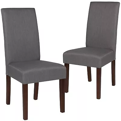 Flash Furniture Greenwich Series Mid-Century Modern Fabric Parsons Dining Chair • $258.71