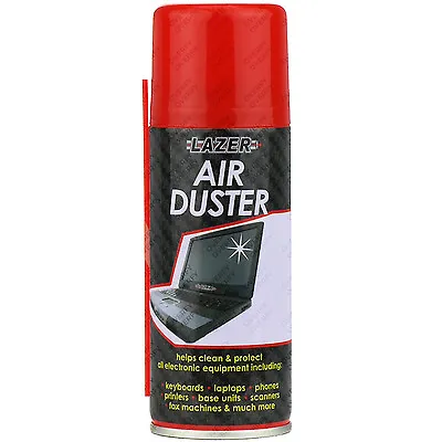 £8.99 • Buy 2 X Compressed Air Duster Spray Can Cleans & Protects Laptops Keyboards... 200ml