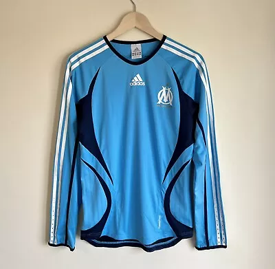 Olympique Marseille 2006/2007 Player Issue Training LS Shirt Jersey Adidas Sz S • $39
