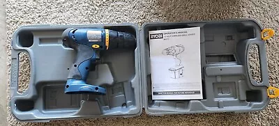 Ryobi HP472  7.2 V Volt Cordless Screwdriver Drill With Case No Charger 1 Tip • $19.99