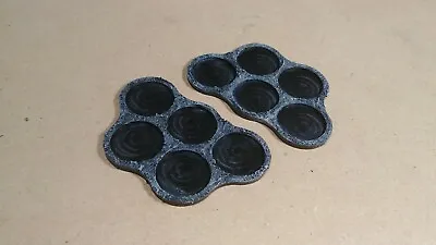 Wargaming Movement Trays - Low Profile Roughlands Textured Trays  Multiple Sizes • $5