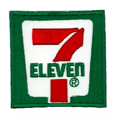 7 ELEVEN MINI MART Embroidered Patch  [Iron On Sew On] 2.0  X 2.0  • $4.99