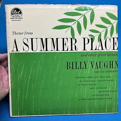 Record Vinyl 33 RPM Album Cover Sleeve Vtg Lp 12  Tiki Billy Vaughn Summer Place • $9.99