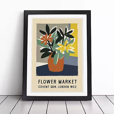 Covent Garden Flower Market Exhibition No.5 Wall Art Print Framed Canvas Picture • £39.95