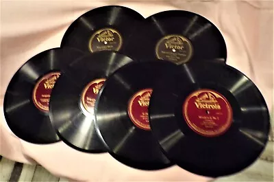 6 Antique/Vintage 10  RCA Victor And Victrola Records Set #7 • $25.22