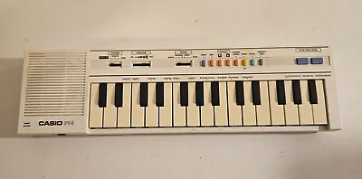 Vtg Casio PT-1 Mini Keyboard Synthesizer Made In Japan Ivory White Read Descript • $44