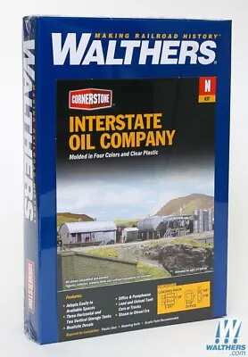 Walthers 933-3200 Interstate Fuel & Oil Kit N Scale Train • $29.99