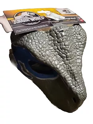 Jurassic Park VELOCIRAPTOR BLUE Dinosaur Dino Mask Raptor  • $24.95